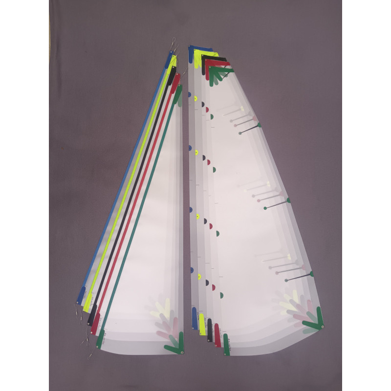 Jeu 5 Avec voile à fort rond de chute et vit de mulet standard Jeu 5 Avec voile à fort rond de chute et vit de mulet standard
